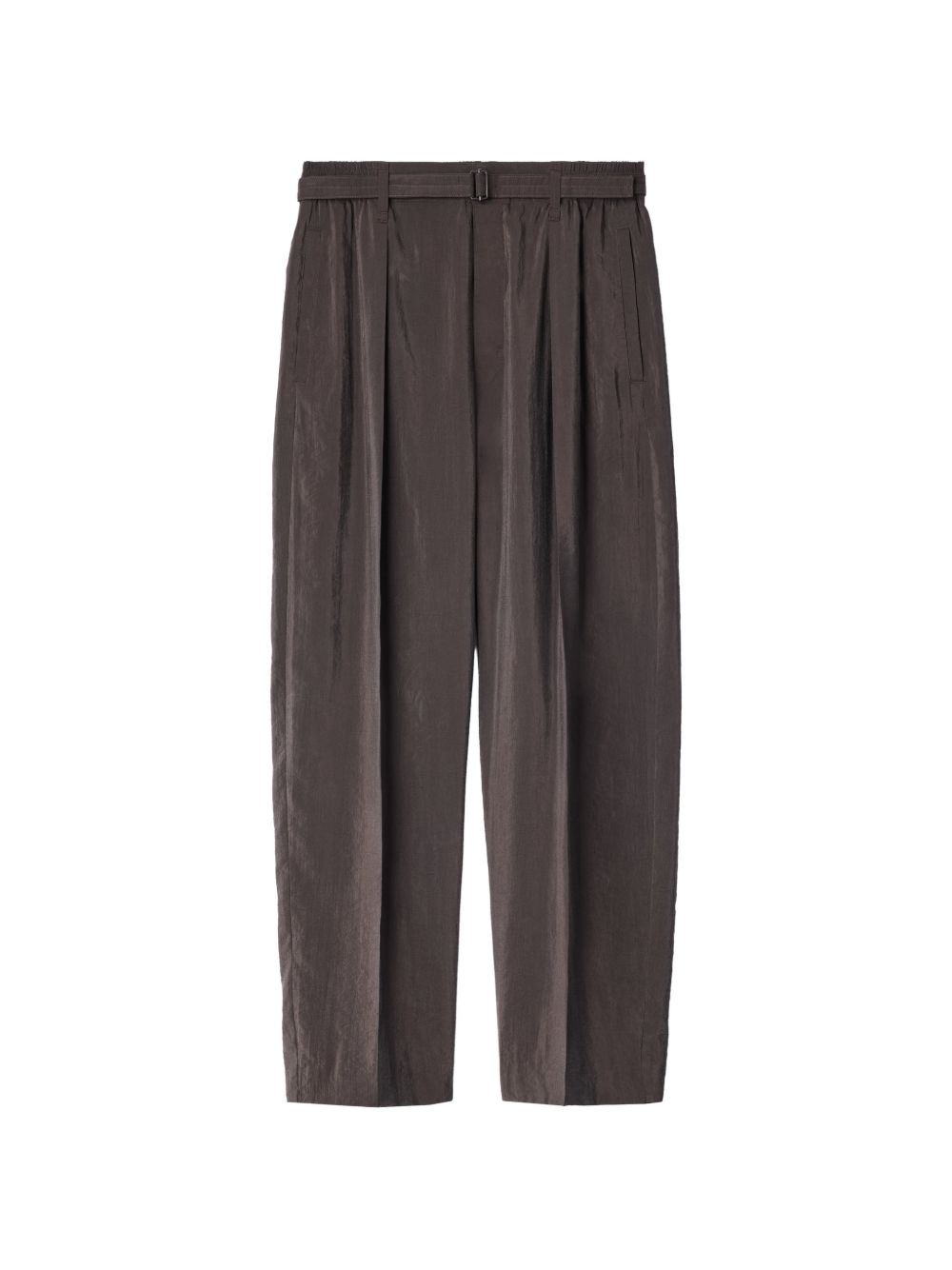 Pantaloni Relaxed con Cintura in Seta Dry PA1353LF1308 BR532 LICORICE LEMAIRE 