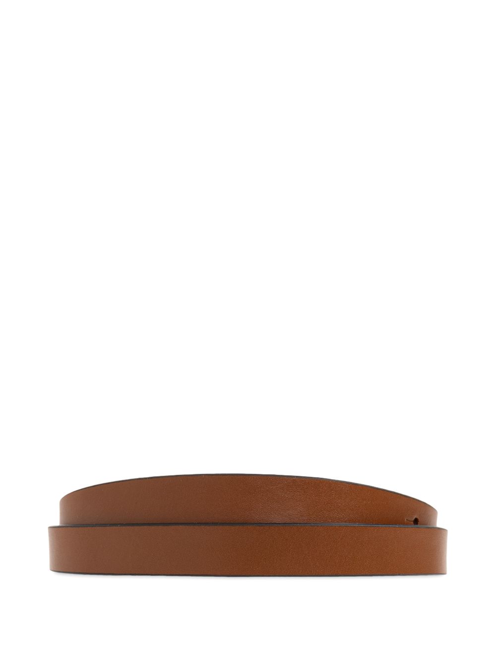 Cintura in pelle con fibbia monogrammata 2624506011600 003 BROWN MAX MARA 