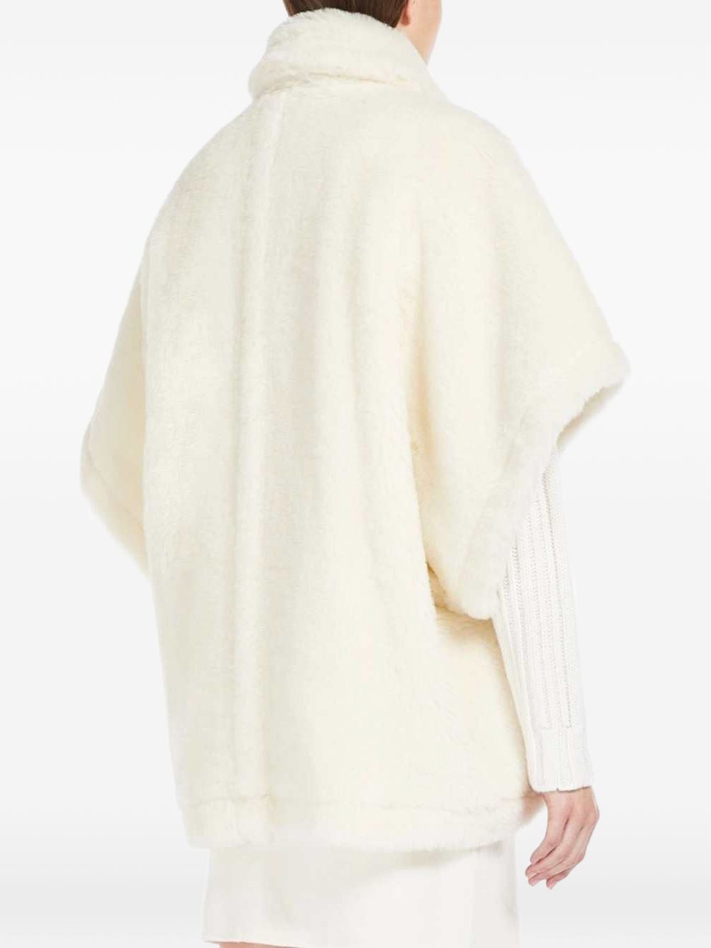 Cappa In Alpaca 2624736172600 001 BIANCO MAX MARA 