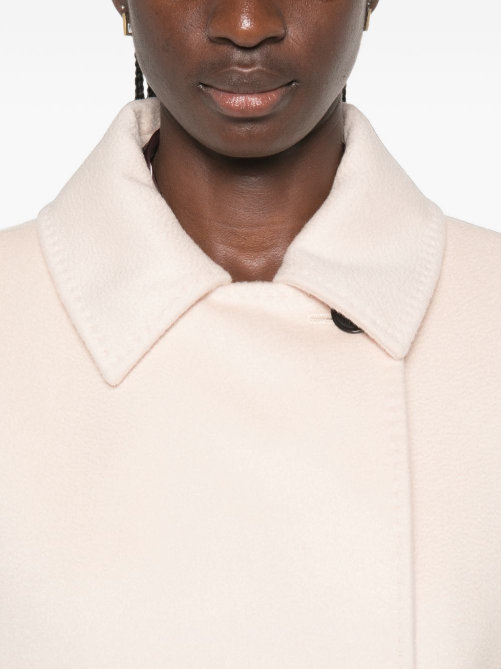 Cappotto In Drap Di Pura Lana 2626016061600 083 CHAMPAGNE MAX MARA STUDIO 