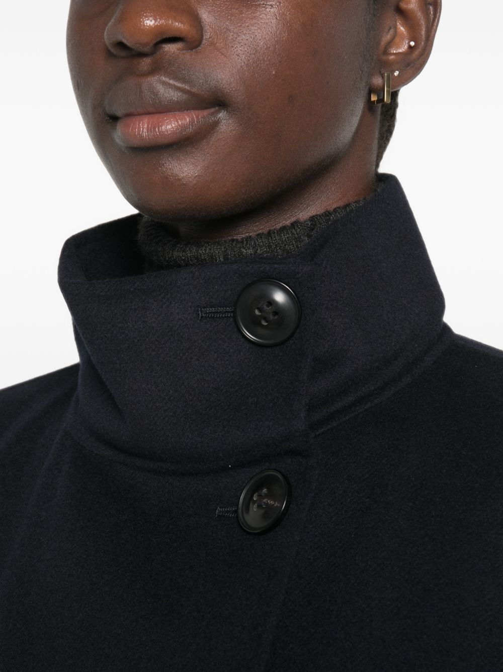 Giaccone Doppio Drap Lana Vergine 2626086041600 006 BLUE MAX MARA STUDIO 