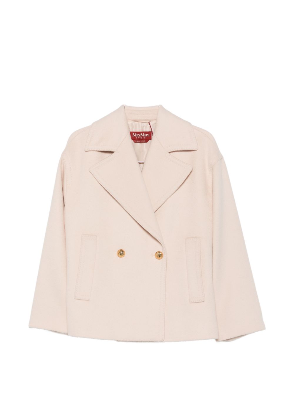 Giaccone Doppio Drap Lana Vergine 2626086091600 083 CHAMPAGNE MAX MARA STUDIO 