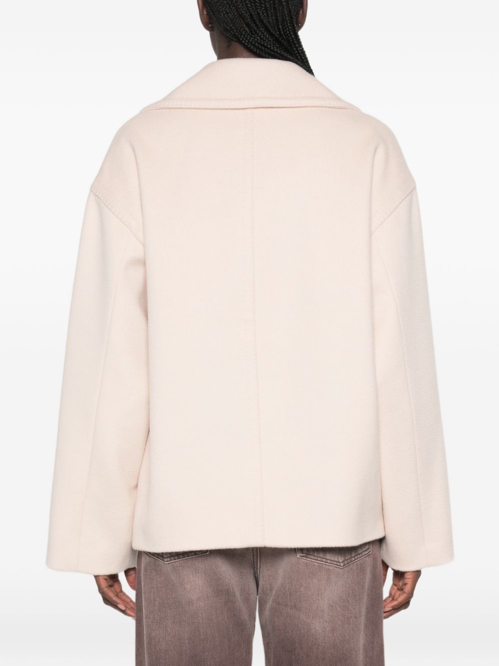 Giaccone Doppio Drap Lana Vergine 2626086091600 083 CHAMPAGNE MAX MARA STUDIO 