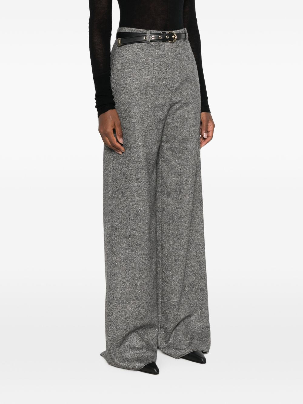 Pantaloni In Donegal 2626136042600 001 BIANCO NERO MAX MARA STUDIO 