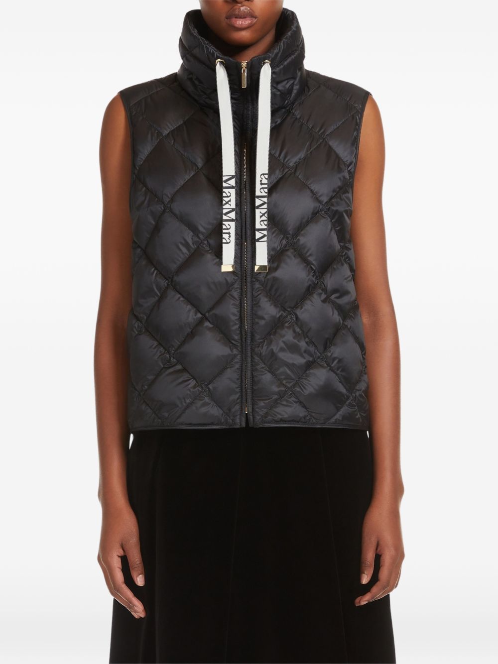 Piumino Imbottico Smanicato 2629296035600 002 BLACK MAX MARA STUDIO 
