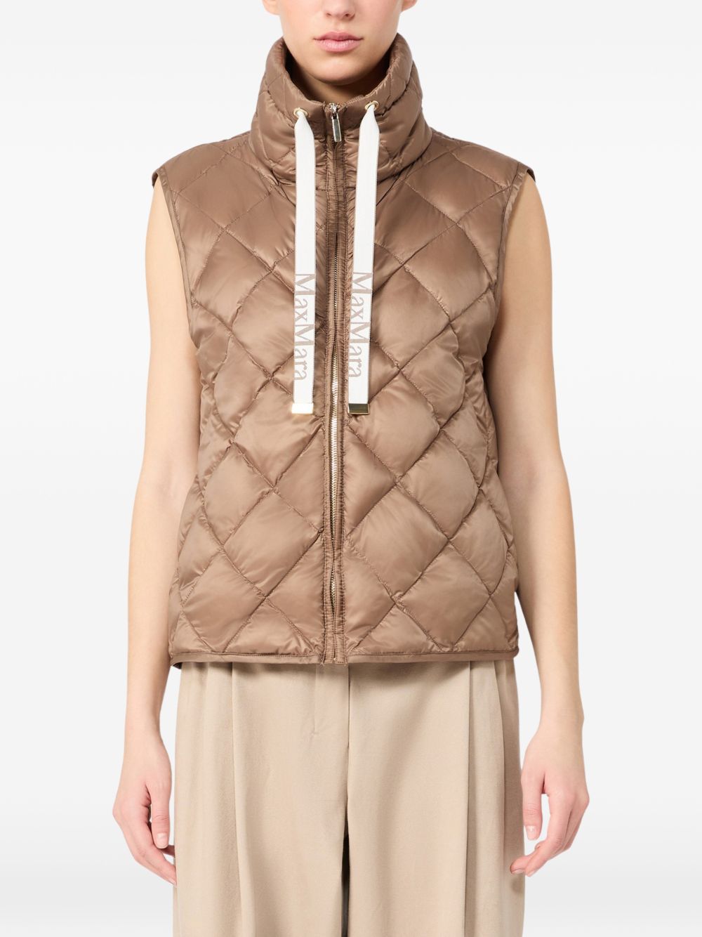 Piumino Imbottico Smanicato 2629296035600 050 WINTER CAMEL MAX MARA STUDIO 