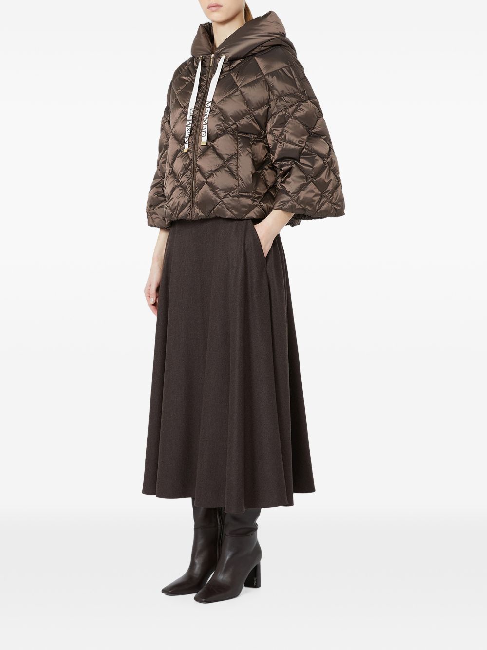 Piumino Corto In Tela Nylon 2629486145600 058 BRONZE MAX MARA STUDIO 