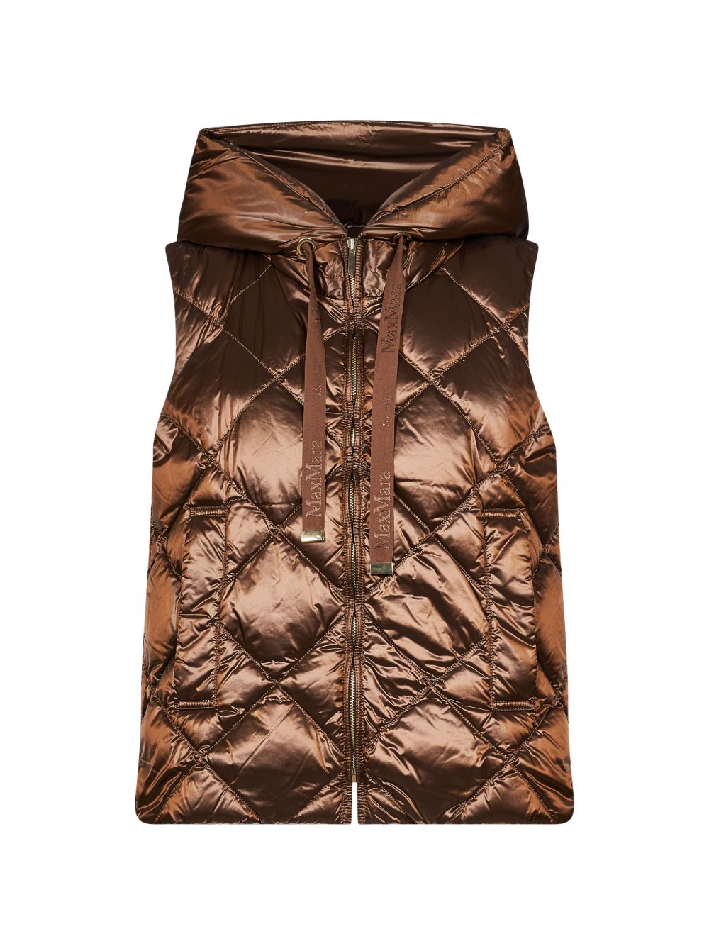 Piumino Smanicato In Tela Nylon 2629296055600 016 GOLD MAX MARA THE CUBE 