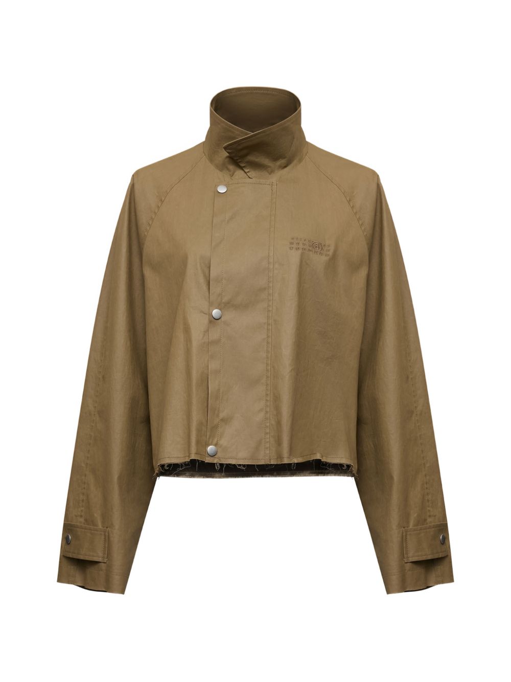Giacca In Lino Spalmato S52AM0360M36001 728 BEIGE MM6 MAISON MARGIELA 