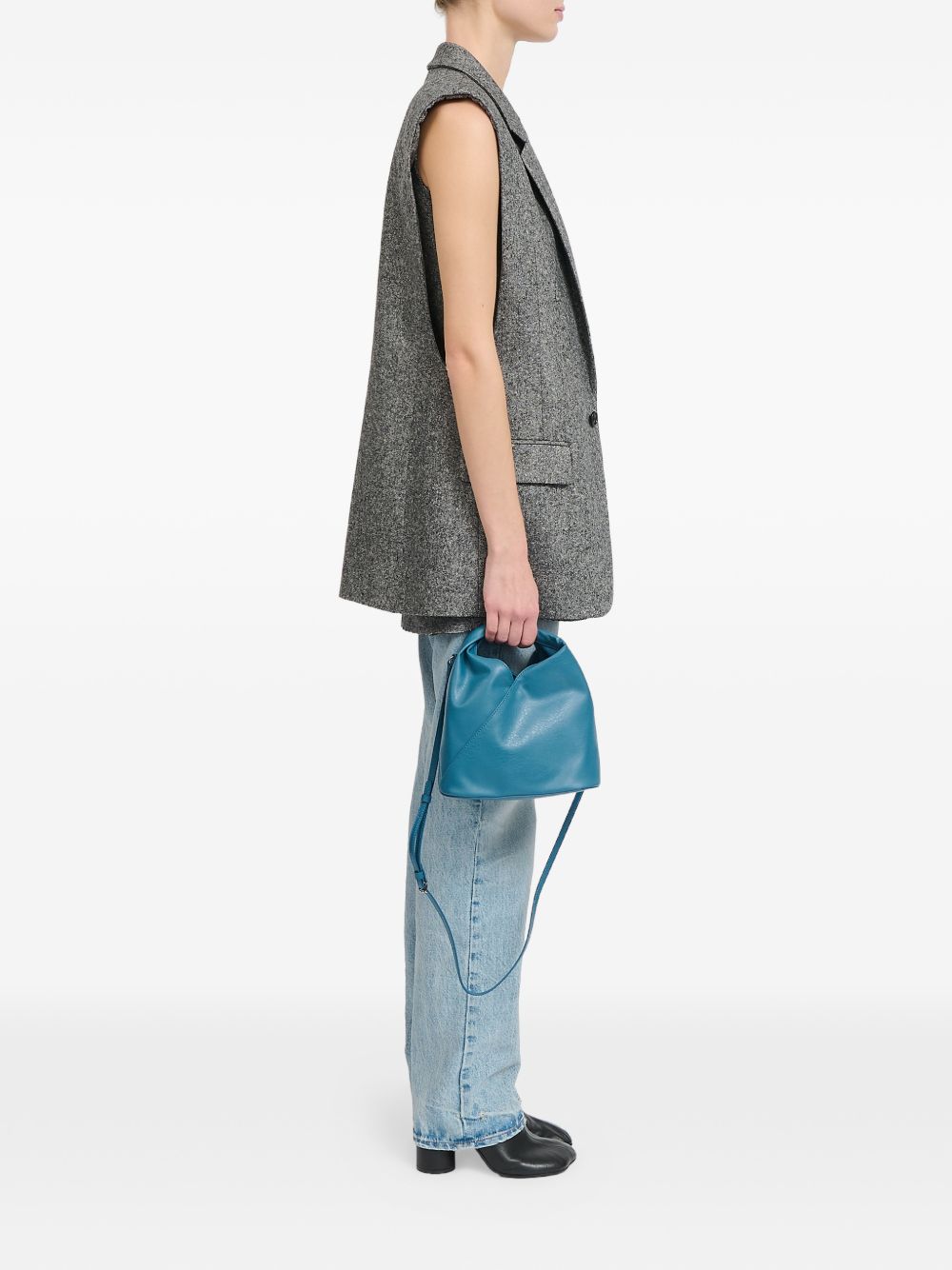 Japanese Crossbody Bag SB6WD0026P8396 T6091 BLUE MM6 MAISON MARGIELA 