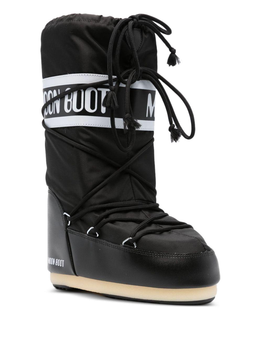 MB Icon Nylon 80D1400440 N001 BLACK MOON BOOT 