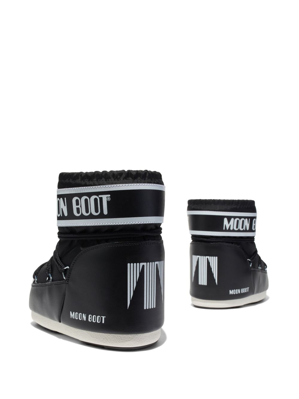 MB Icon Low Nylon 80D1409340 N001 BLACK MOON BOOT 
