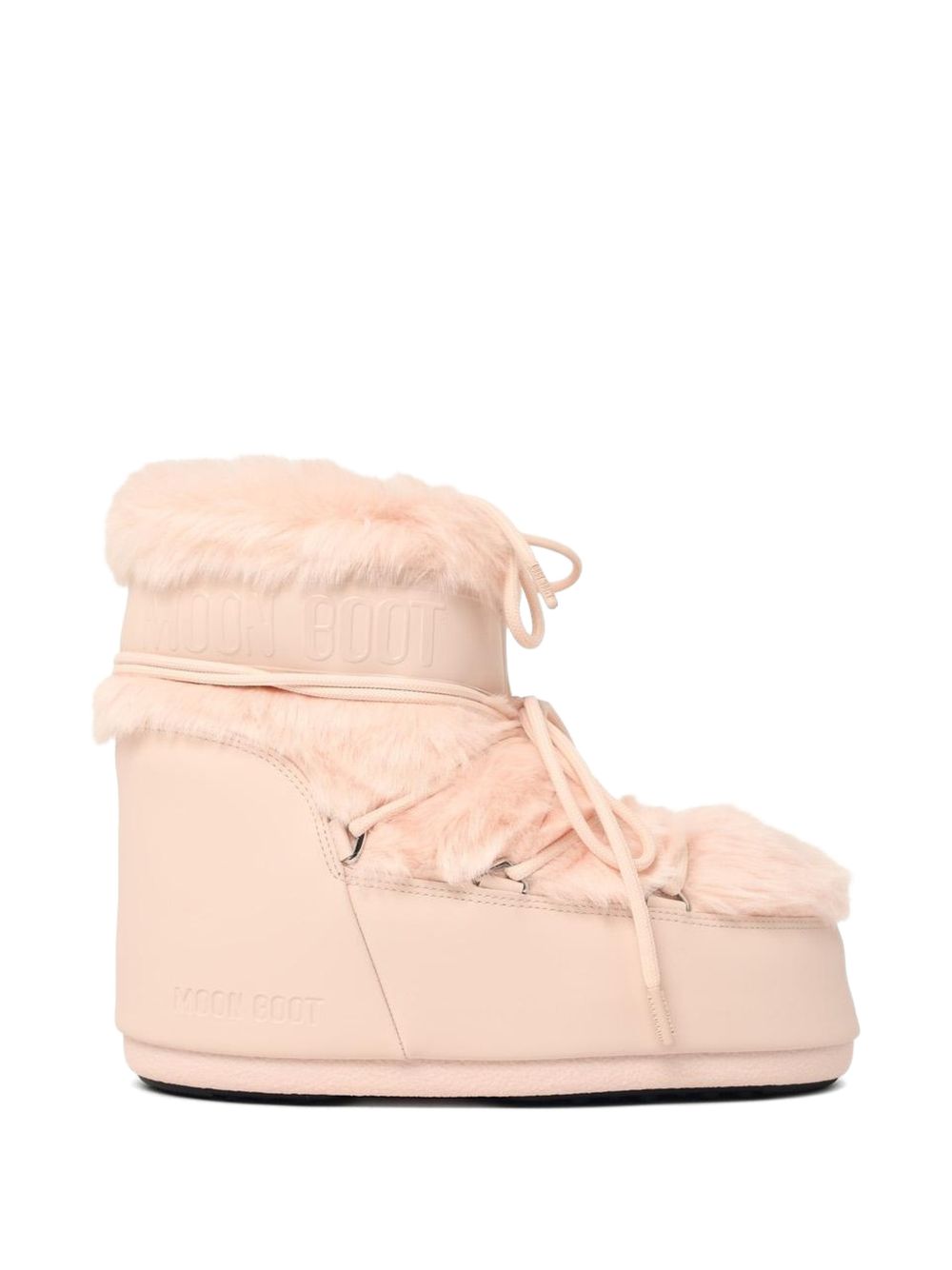 MB Icon Low Faux Fur 80D1409390 J042 DUSTY PINK MOON BOOT 