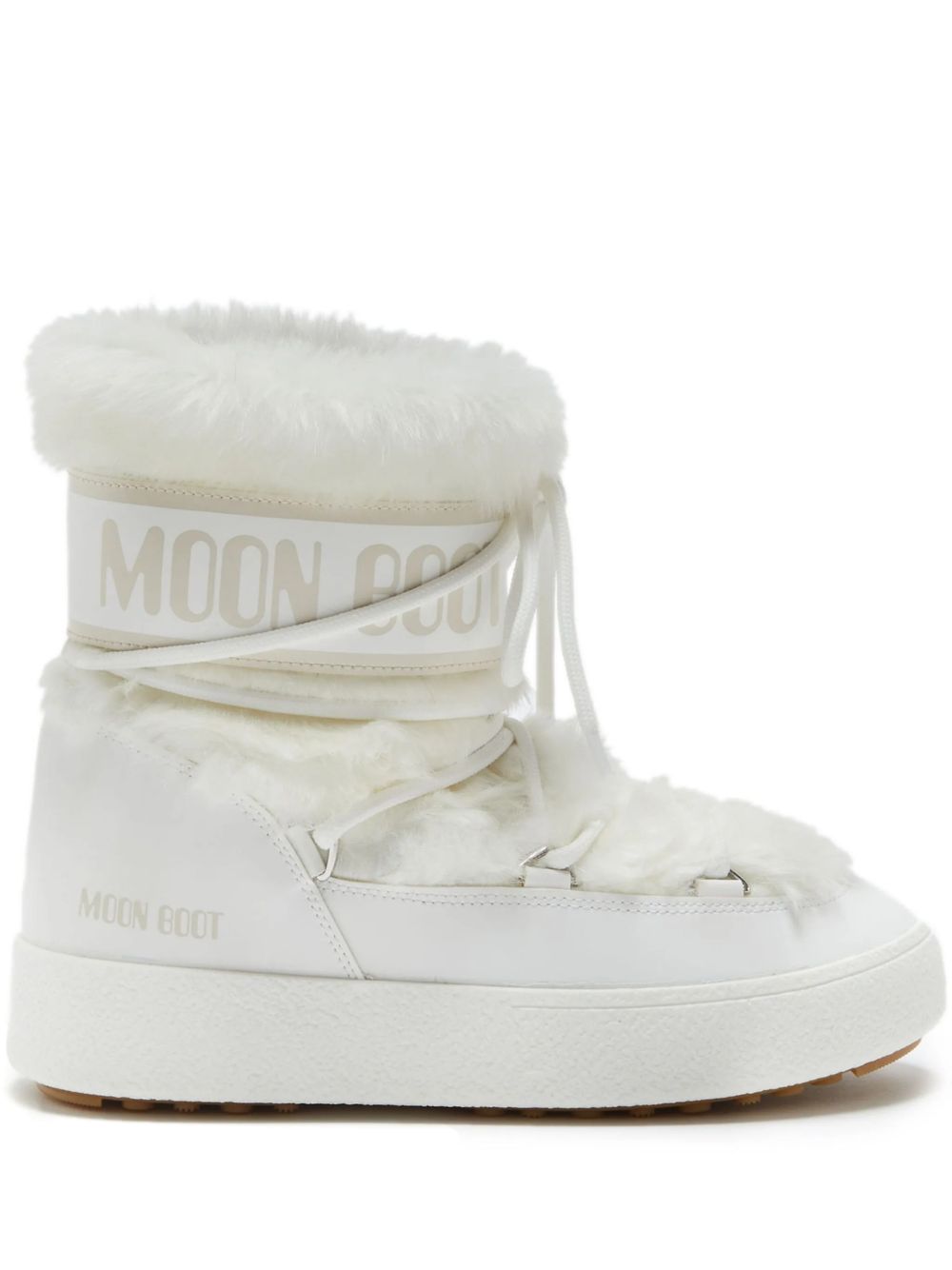 MB LTrack Faux Fur WP 80D2450130 A001 WHITE MOON BOOT 