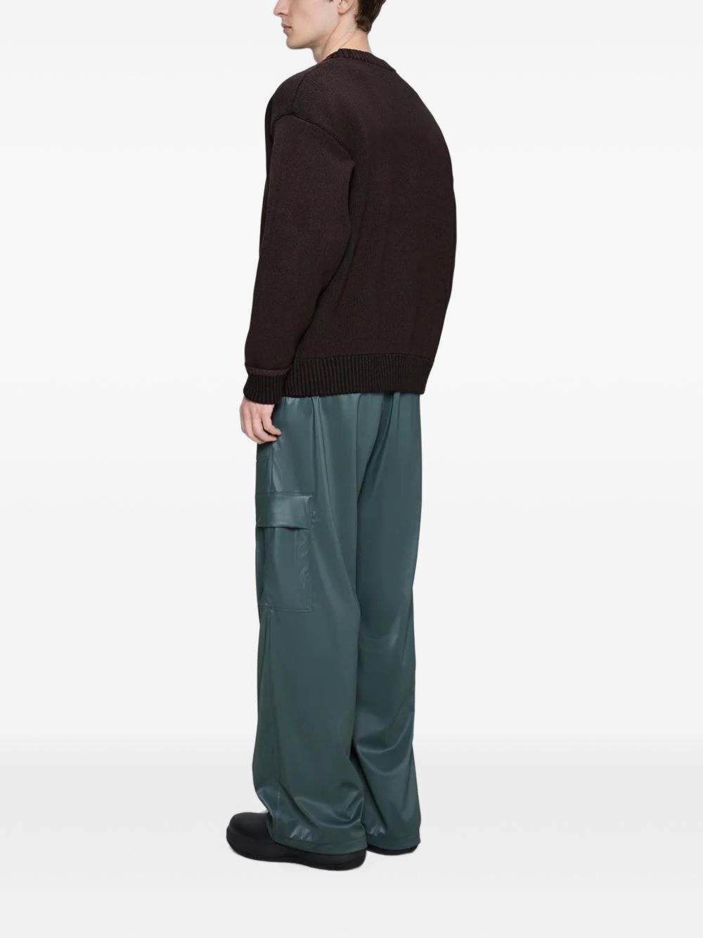 Sowa Knit Crew Neck 30000 BLACK RAINS 