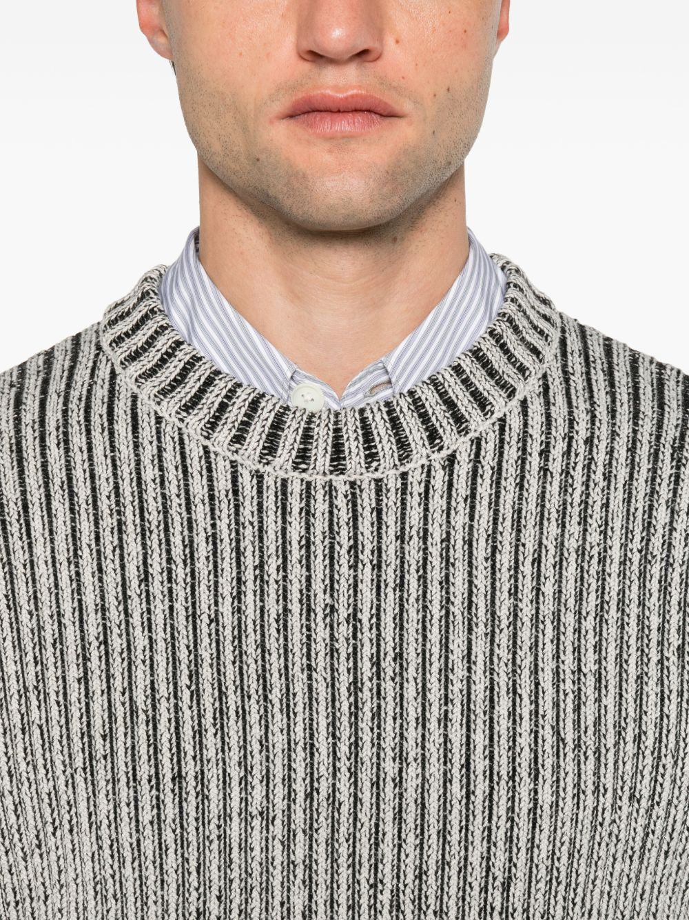 Sapa Knit Crew Neck 31000 VINTAGE WHITE RAINS 