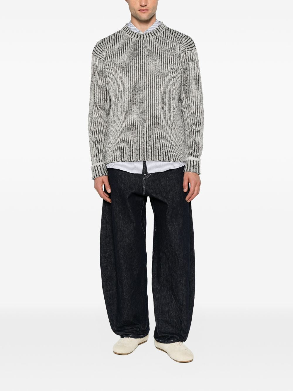 Sapa Knit Crew Neck 31000 VINTAGE WHITE RAINS 