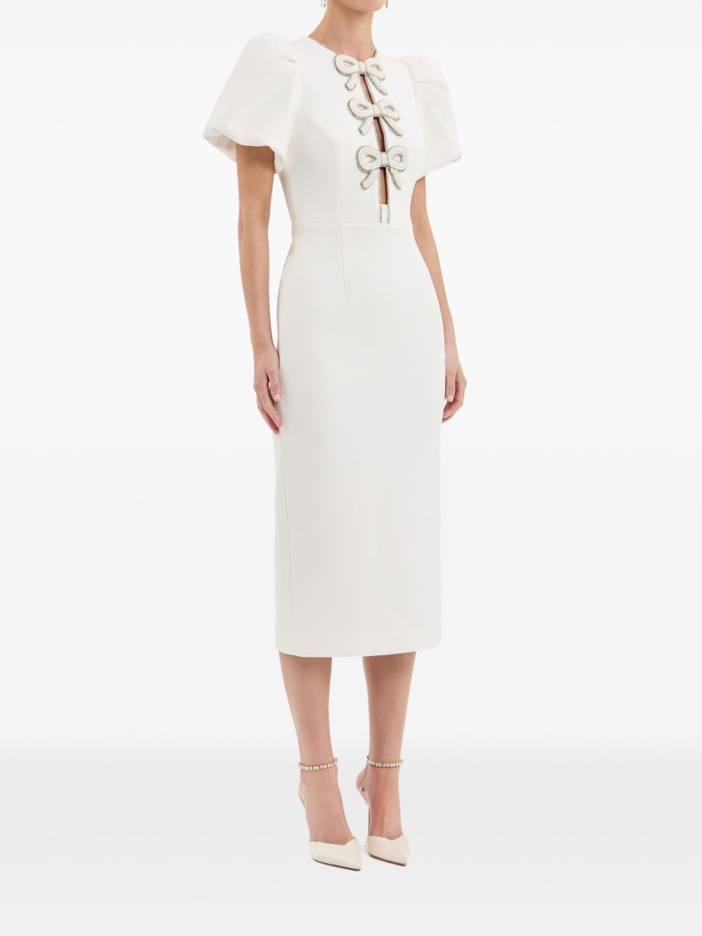 Dreamer Midi Dress RVBR1803 IVORY REBECCA VALLANCE 
