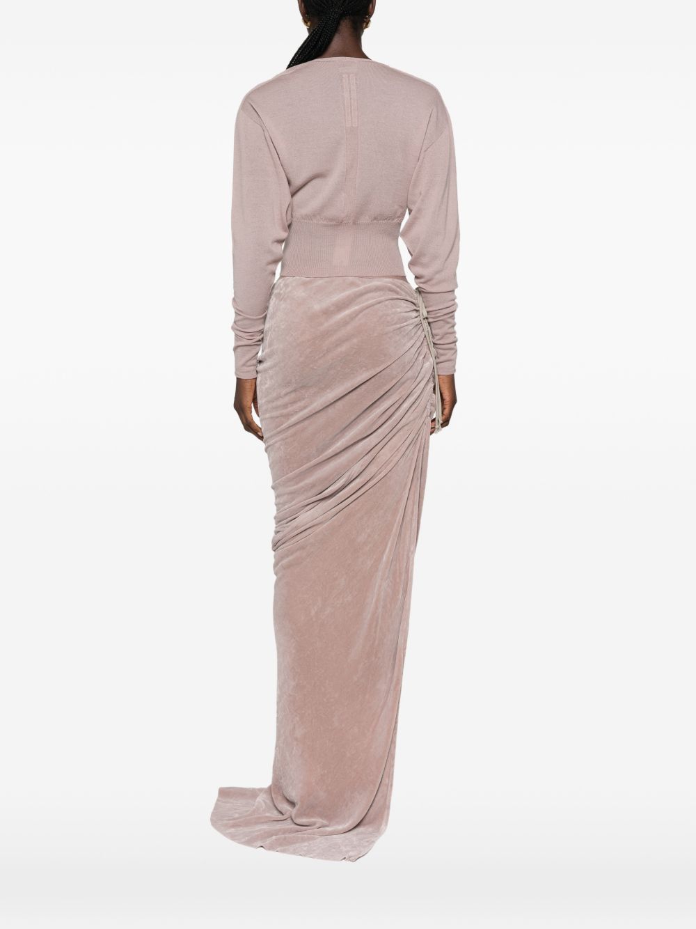 V Cropped Top RP02F5665M 23 ROSE RICK OWENS 