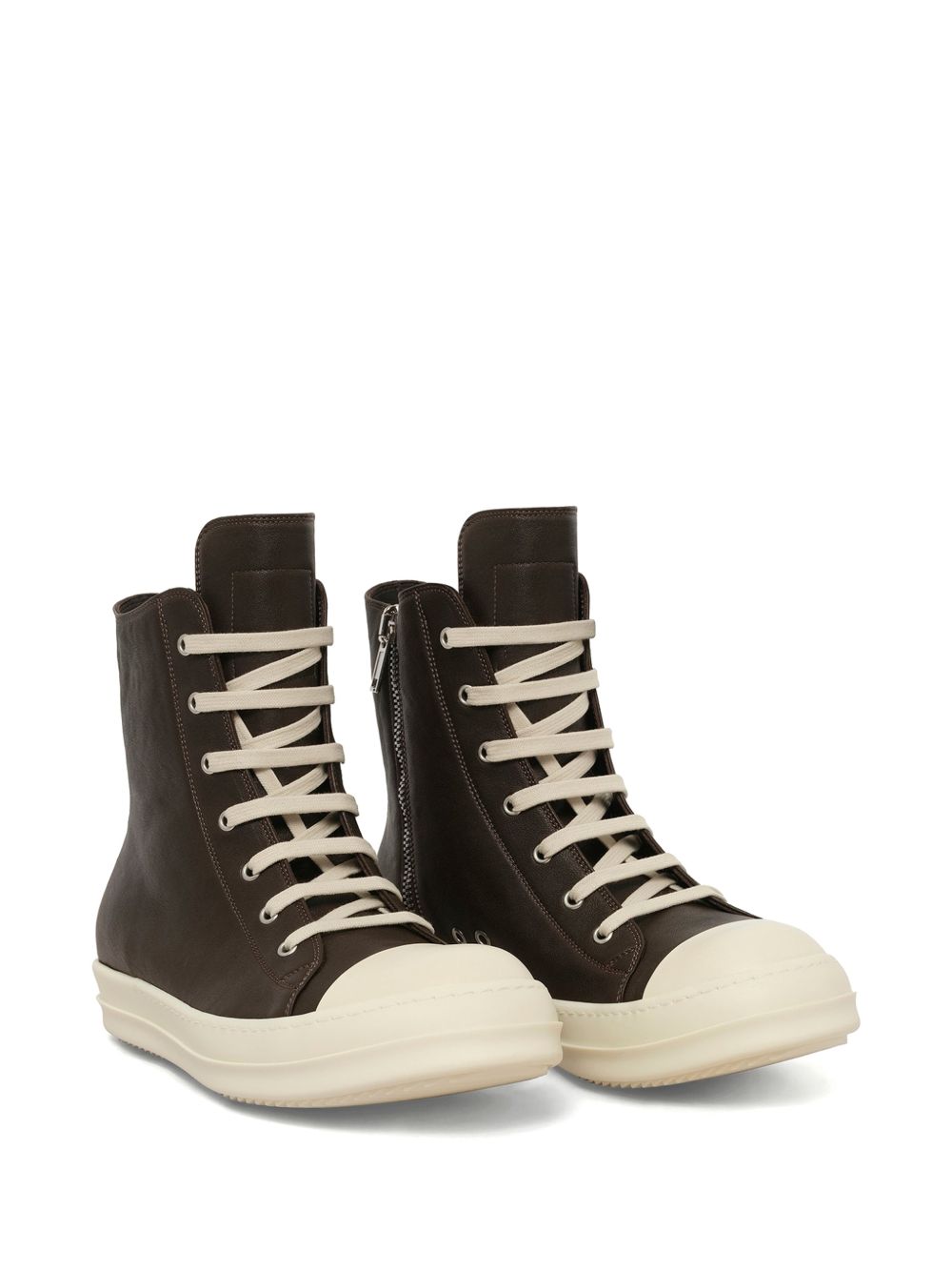 Sneakers In Pelle RR02F4890LGY 8411 GREASE RICK OWENS 