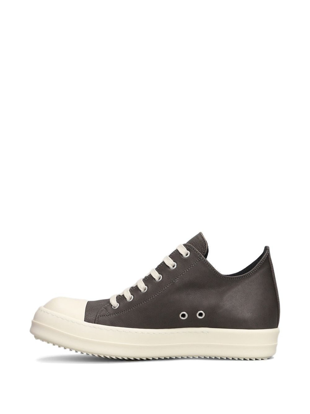 Sneakers Low In Pelle RR02F4891LCD 3911 BLACK MILK WASHED RICK OWENS 
