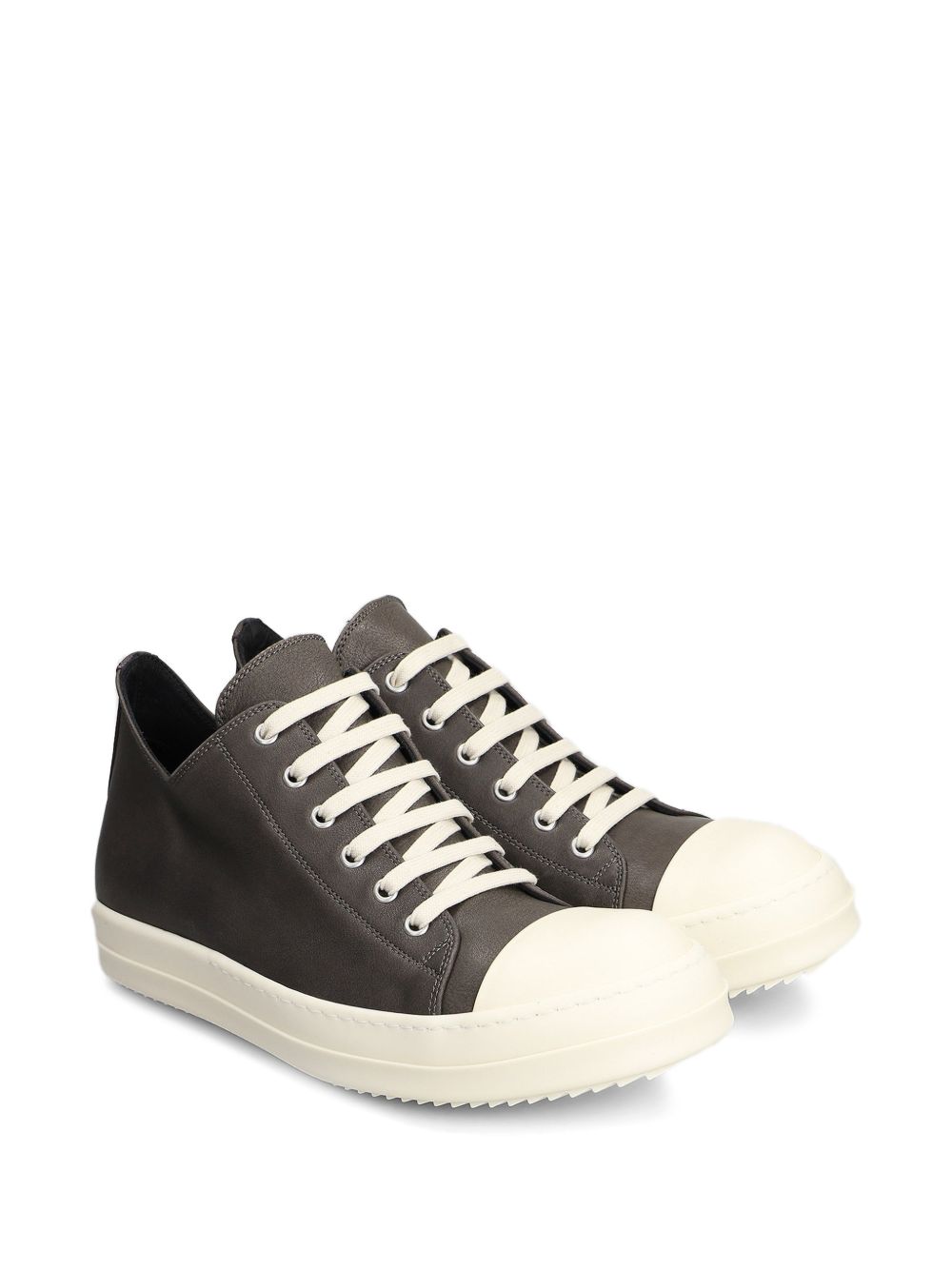 Sneakers Low In Pelle RR02F4891LCD 3911 BLACK MILK WASHED RICK OWENS 