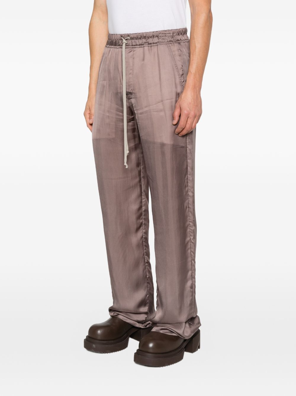 Pantaloni Dietrich Drawstring RU02F4378K 86 GRAPE RICK OWENS 