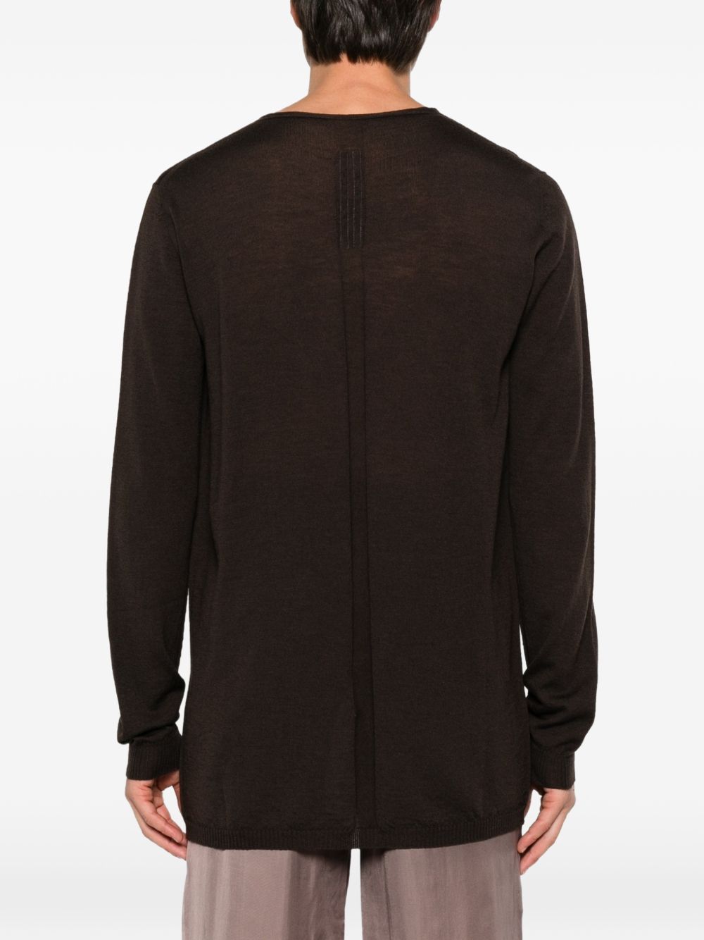 Oversized V RU02F4611M 84 GREASE RICK OWENS 