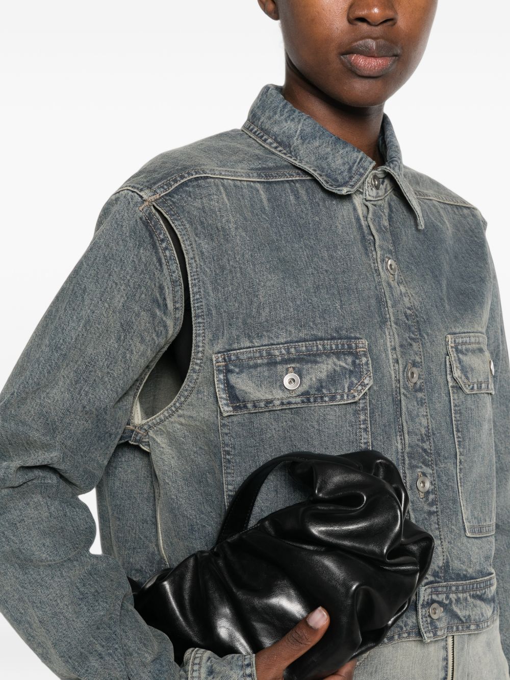  DS02F6702DMI 56 INDIGO RICK OWENS DRKSHDW 