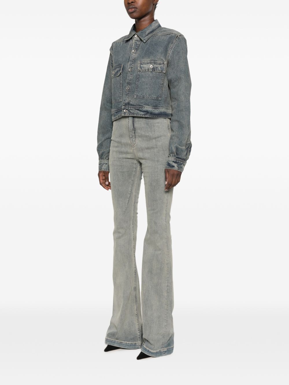 DS02F6702DMI 56 INDIGO RICK OWENS DRKSHDW 