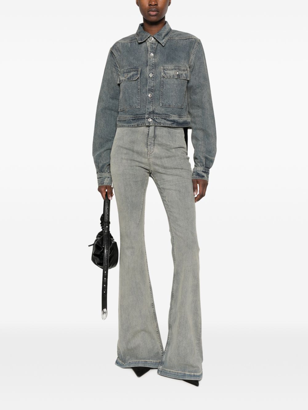  DS02F6702DMI 56 INDIGO RICK OWENS DRKSHDW 