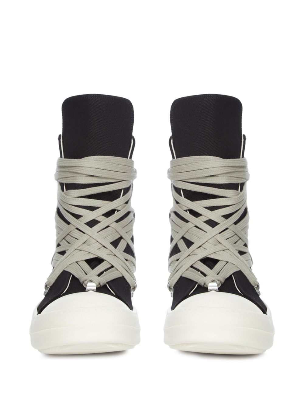 Sneakers Megalace In Denim DS02F6809DOW1 911 BLACK WHITE RICK OWENS DRKSHDW 