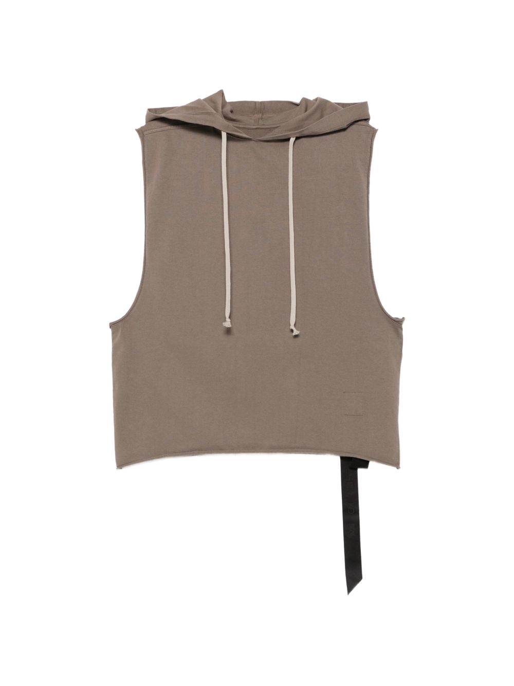 Hooded Tunic DU02F6165RIGP 34 DUST RICK OWENS DRKSHDW 