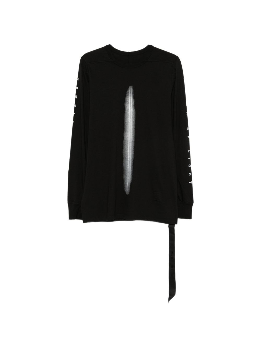 T-Shirt Level LS DU02F6265RNEP8 0911 BLACK MILK RICK OWENS DRKSHDW 