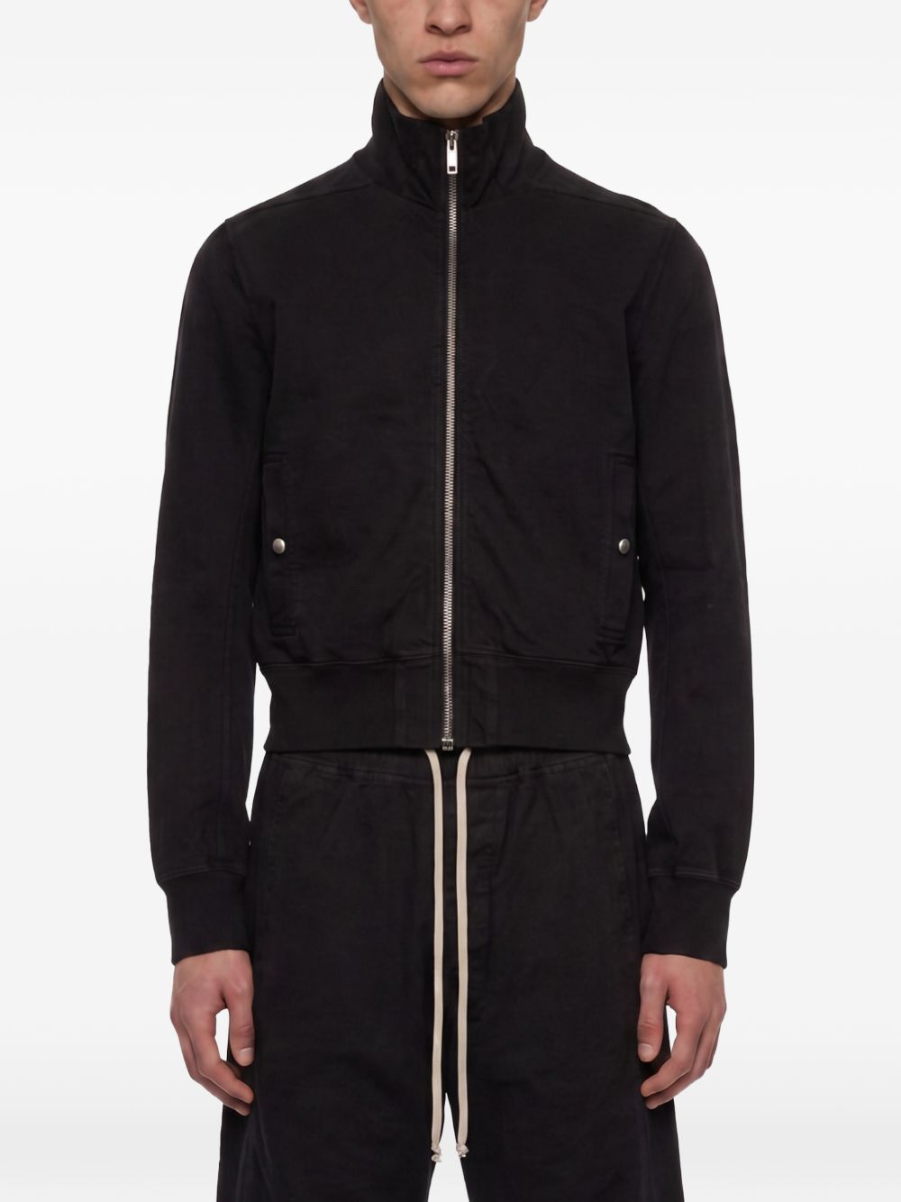 Rev Track Jacket DU02F6289RIG 09 BLACK RICK OWENS DRKSHDW 
