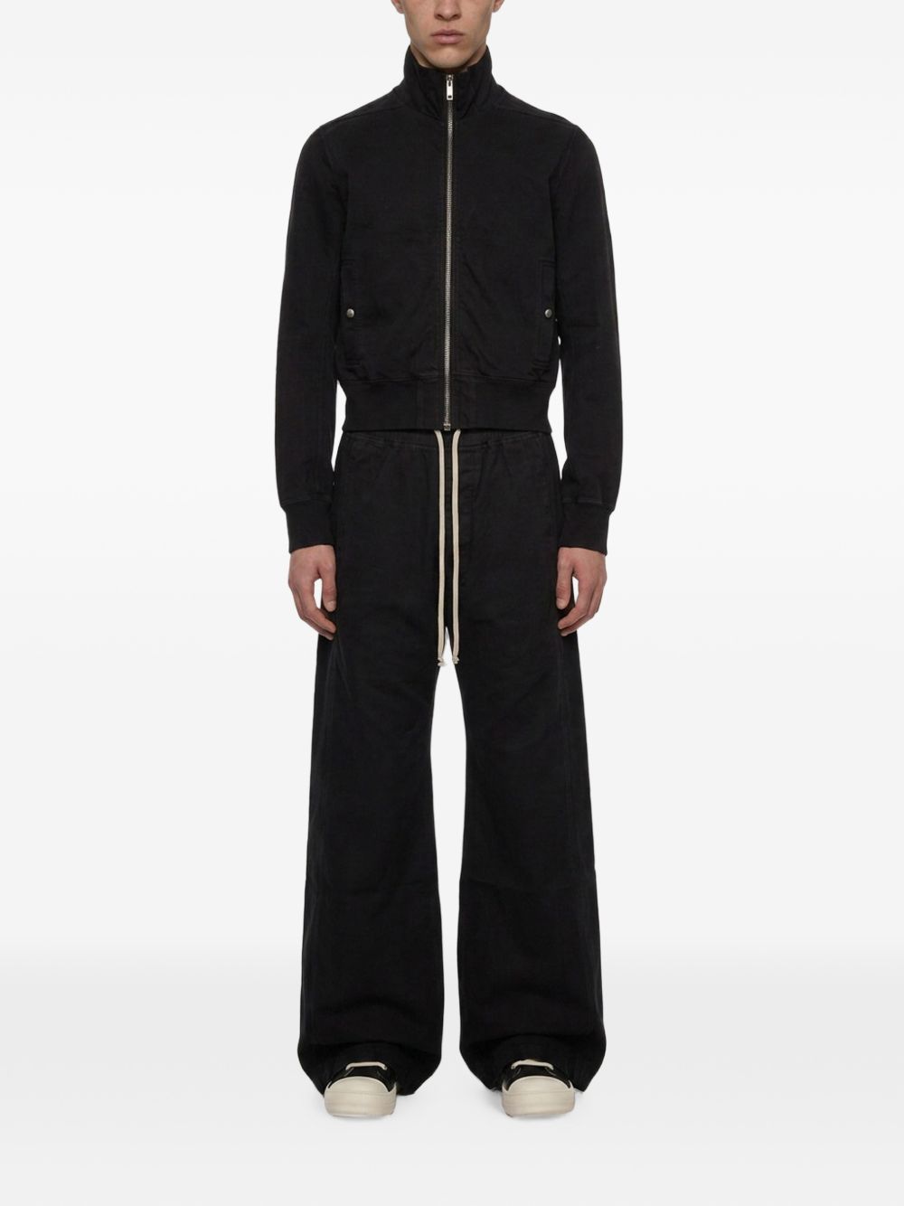 Rev Track Jacket DU02F6289RIG 09 BLACK RICK OWENS DRKSHDW 