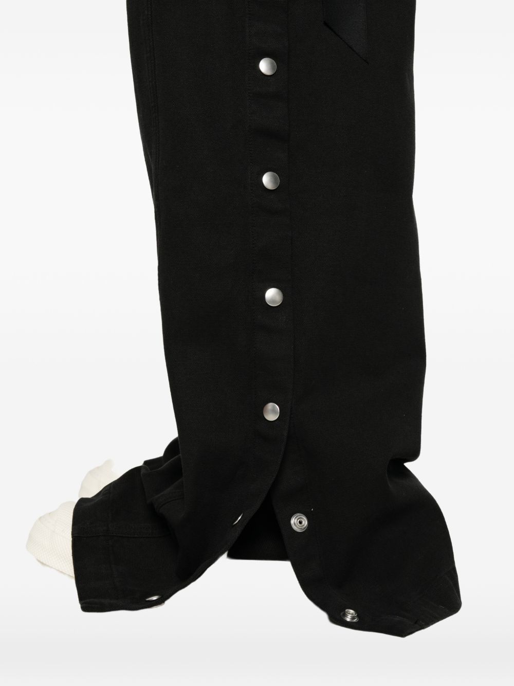 Pantaloni Wide Pusher DU02F6393CVS 09 BLACK RICK OWENS DRKSHDW 