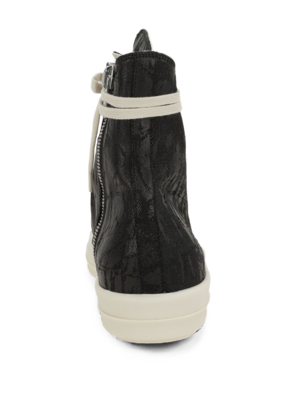 Sneakers In Denim Spalmato DU02F6800BMC 911 BLACK MILK RICK OWENS DRKSHDW 