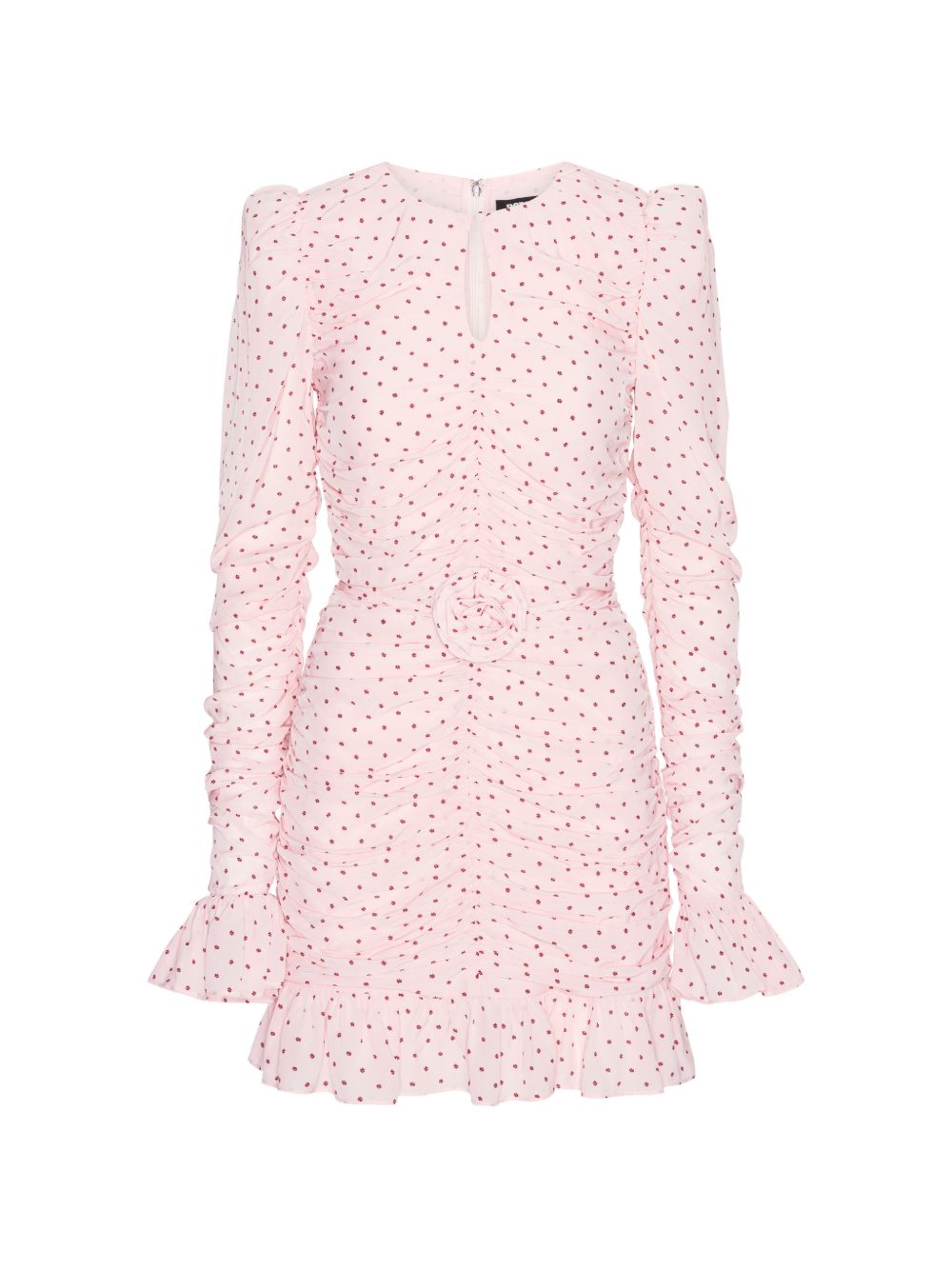 Mini Ruched Dress 1163483110 3110 BARELY PINK ROTATE 