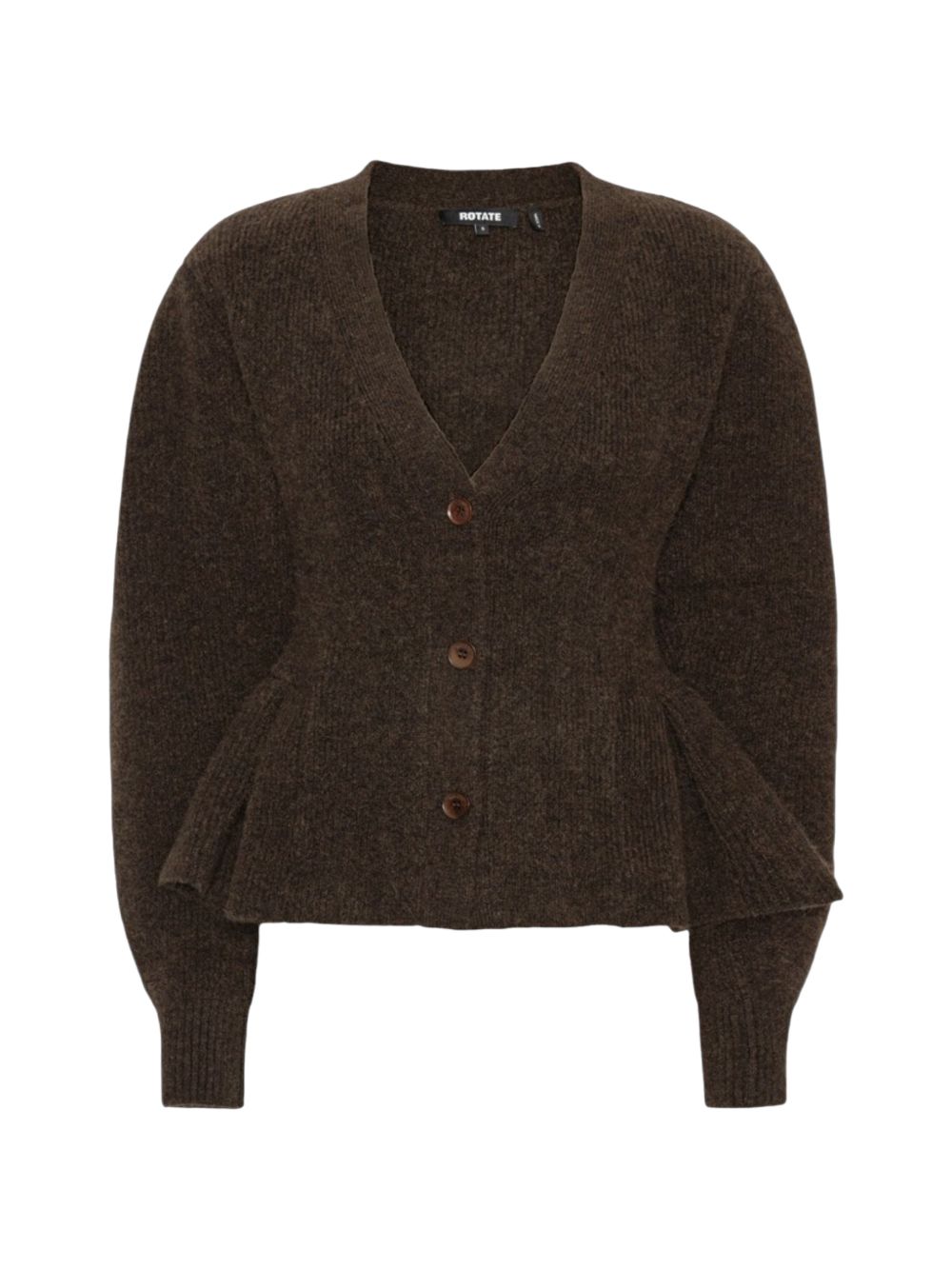 Knit Peplum Cardigan 1166181667 1667 MOLE ROTATE 