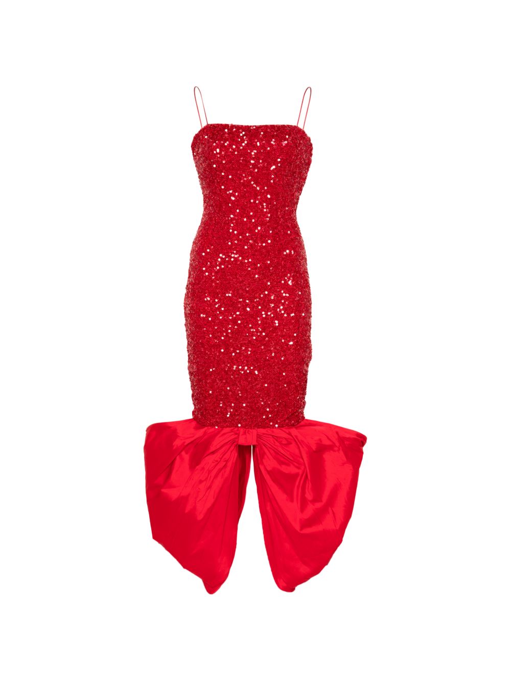 Abito Lungo in Paillettes con Fiocco 1167752240 2240 SCOOTER RED ROTATE 