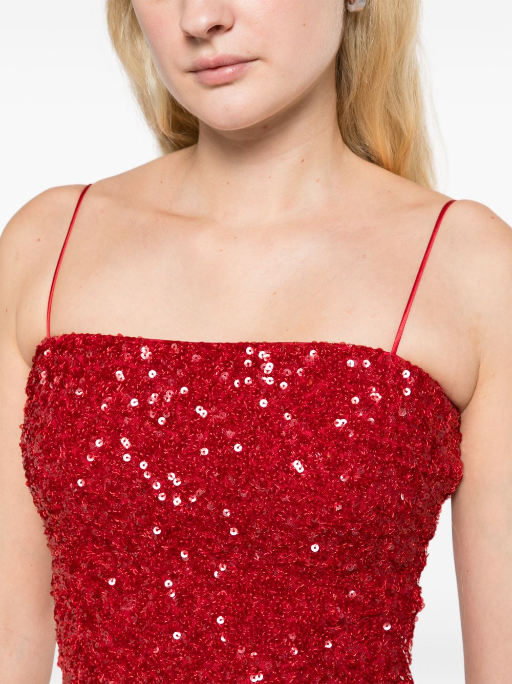 Abito Lungo in Paillettes con Fiocco 1167752240 2240 SCOOTER RED ROTATE 