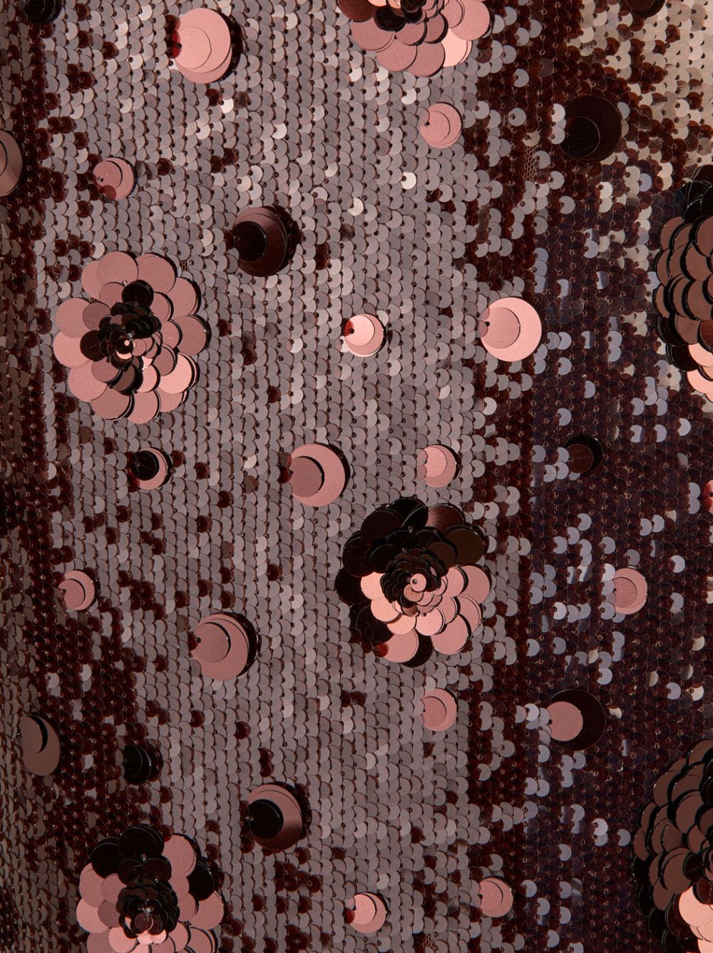 Abito Lungo a Tubo in Paillettes 1168412910 2910 CHICORY COFFEE ROTATE 