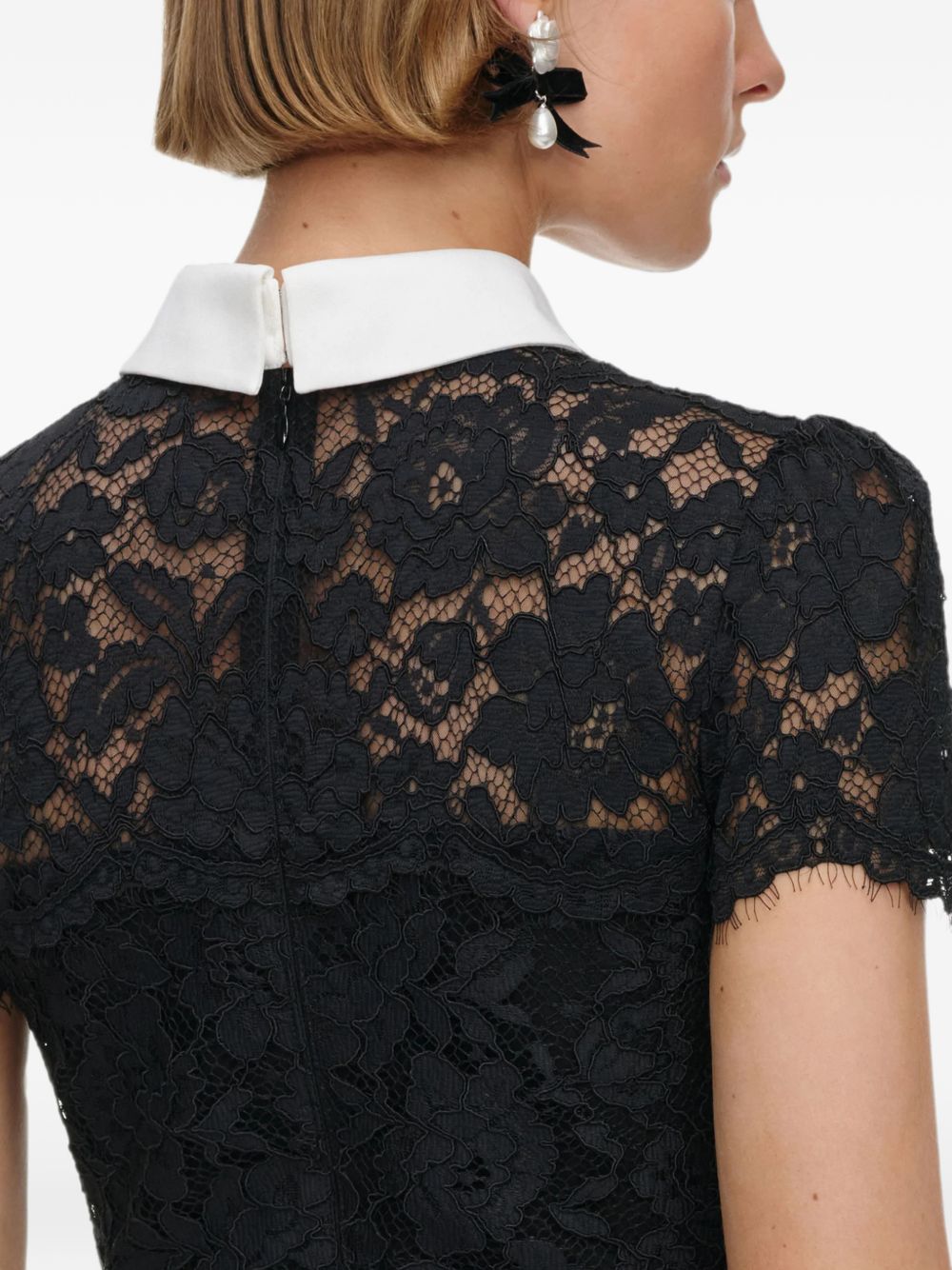  AW2019MAB BLACK SELF-PORTRAIT 
