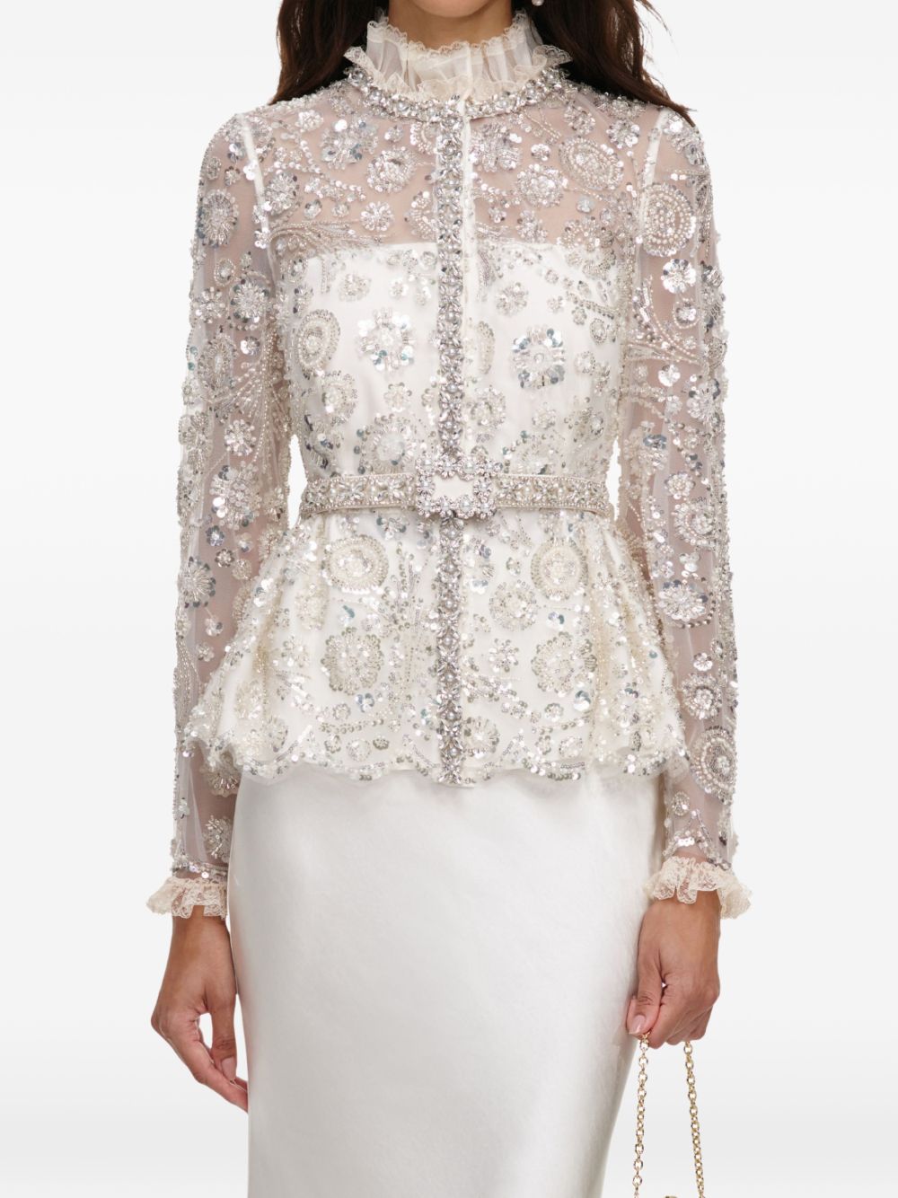  AW26053XBC CREAM SELF-PORTRAIT 