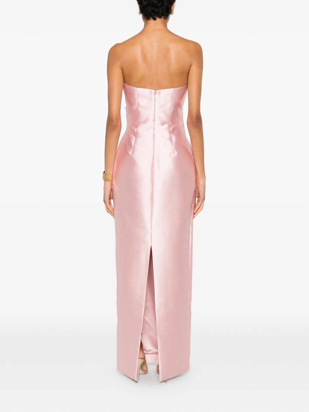 Abito lungo Ingrid OS48036 PALE PINK SOLACE LONDON 