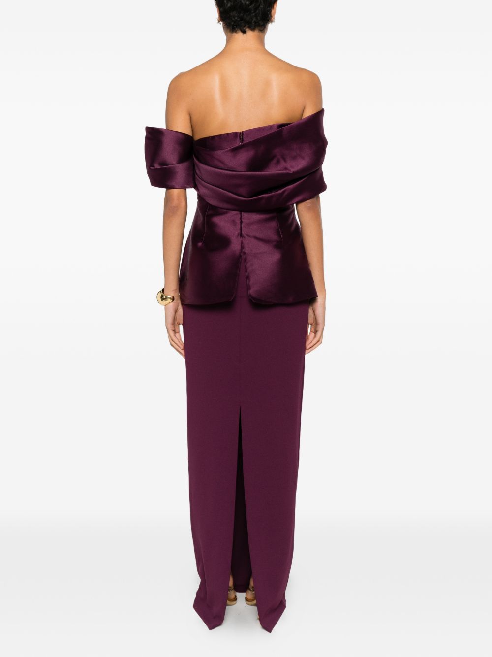 Abito lungo Ingrid OS48039 GRAPE SOLACE LONDON 