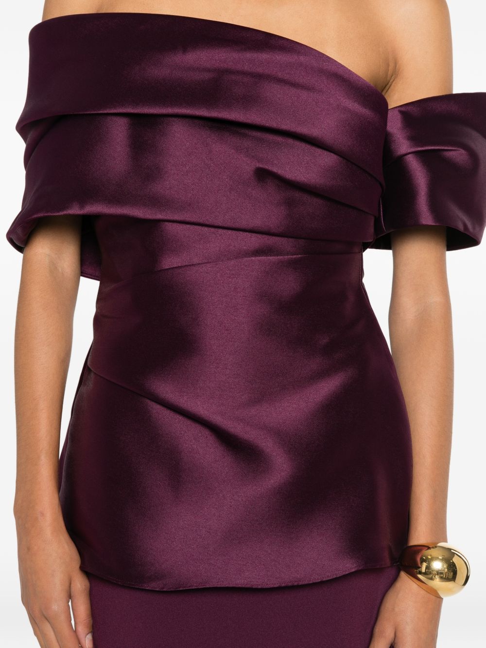 Abito lungo Ingrid OS48039 GRAPE SOLACE LONDON 