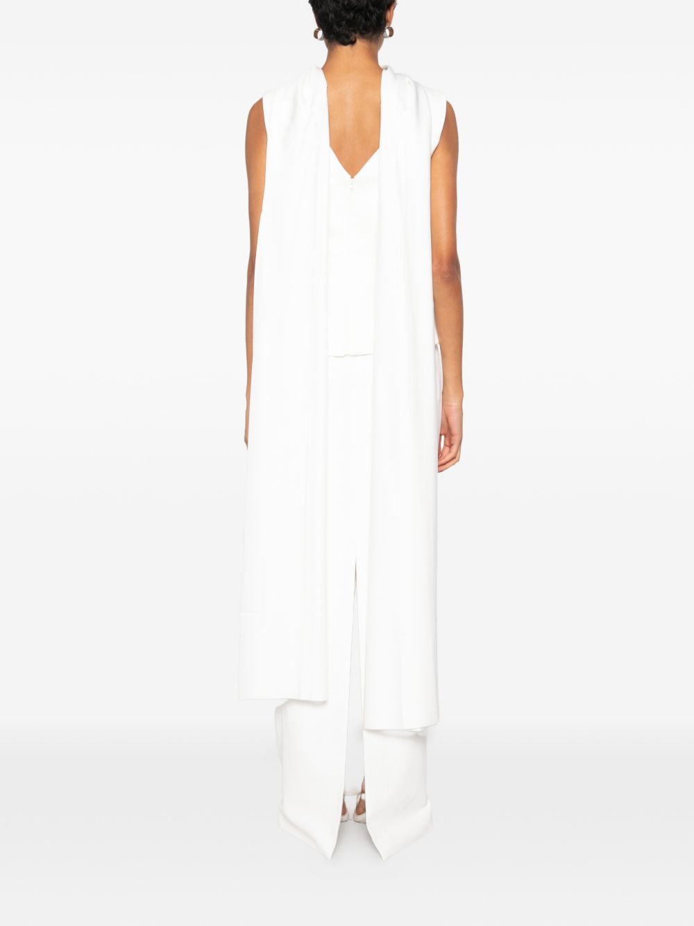 Annie Maxi Dress OS48040 CREAM SOLACE LONDON 
