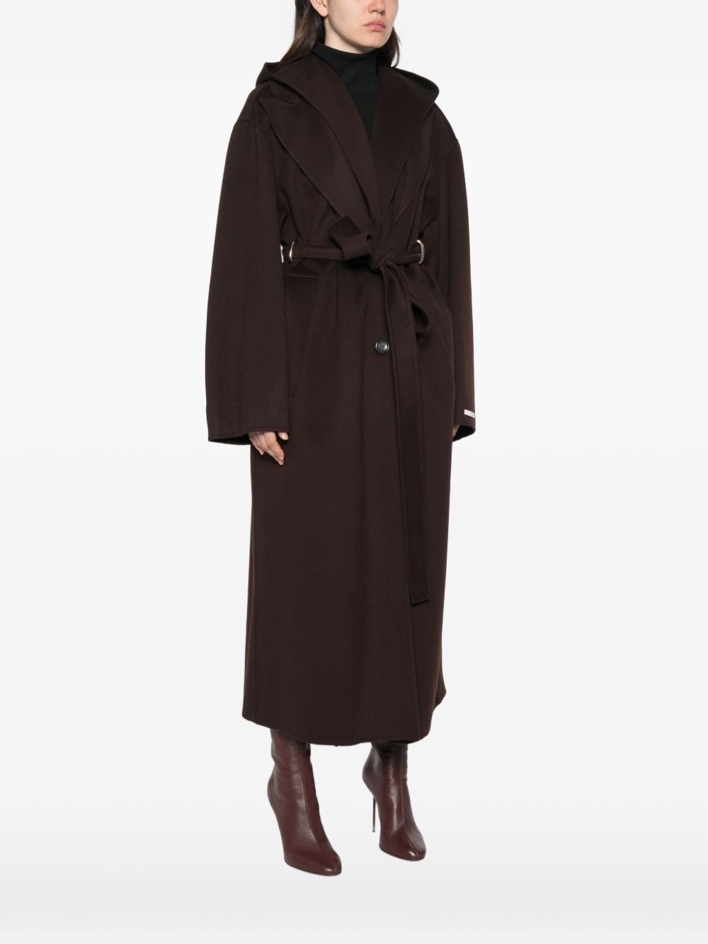 Cappotto In Doppio Drap Pura Lana 2622016012600 038 CIOCCIOLATO SPORTMAX 